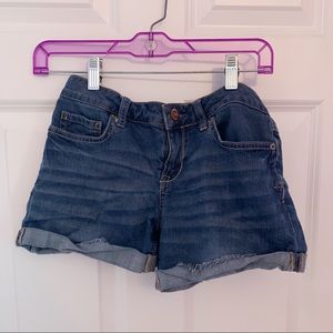 denim shorts